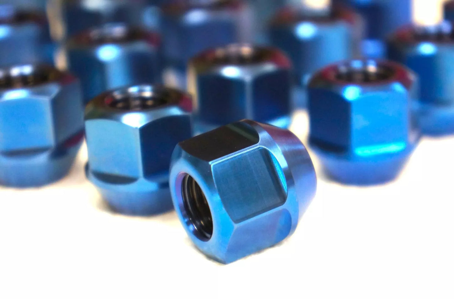 20x Set Titanium Lug Wheel Nuts 12x1.5 19 3/4 60 cone acorn seat open end