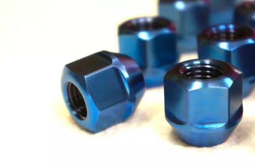 20x Set Titanium Lug Wheel Nuts 12x1.5 19 3/4 60 cone acorn seat open end