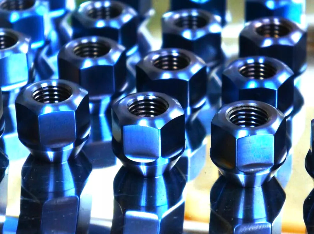 20x Set Titanium Lug Wheel Nuts 12x1.5 19 3/4 60 cone acorn seat open end