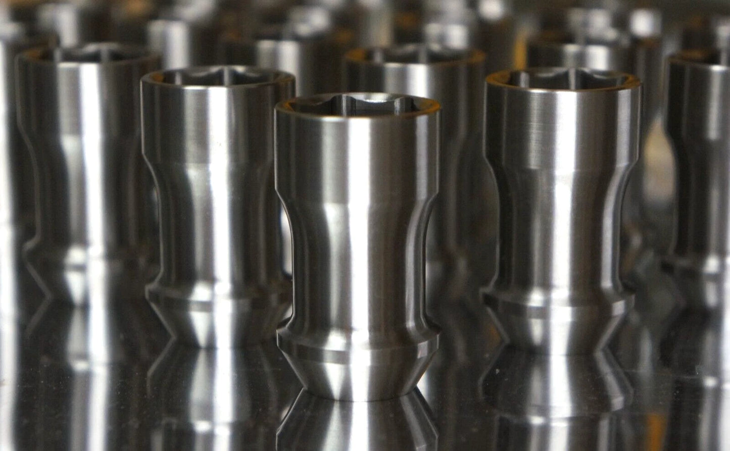20x set 14x1.5 Titanium Lug Wheel Nut Locking Open End