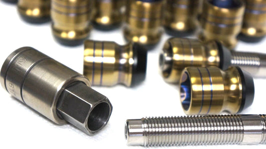 20pcs set 14x1.5 14x1.5 Titanium Lug Wheel Nut Locking Stud Conversion Kit